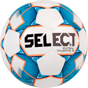 М'яч футзальний Select Futsal Talento 13 (346) Whire-Blue (5703543187140) краща модель в Хмельницькому