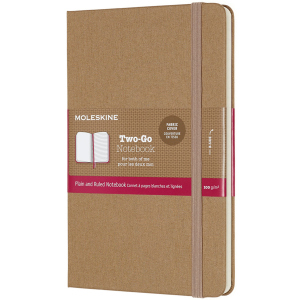 Записная книга Moleskine Two-Go 11.5 x 17.5 см 144 страницы Бежевая (8058647620206) лучшая модель в Хмельницком