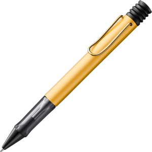 Ручка кулькова Lamy Lx Золотиста/Стрижень M16 1 мм Чорний (4014519680116) ТОП в Хмельницькому