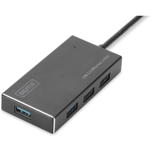 USB-хаб Digitus USB 3.0 Hub 4 порта Black (DA-70240-1) ТОП в Хмельницком