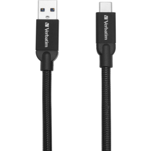 Кабель Verbatim USB-C - USB-A 1 м Черный (48871) ТОП в Хмельницком