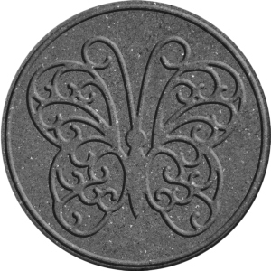 Декор MultyHome Метелик для садових доріжок 45х45 см Сірий (5907736267439)