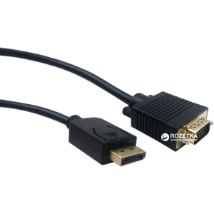 Кабель Cablexpert DisplayPort - VGA 5 м Black (CCP-DPM-VGAM-5M) краща модель в Хмельницькому