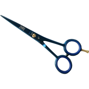 Ножницы парикмахерские Zauber-manicure синее (4004904010420) ТОП в Хмельницком