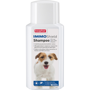 Шампунь Beaphar Immo Shield Shampoo for Dogs від бліх, кліщів та комарів для собак 200 мл (14179) (8711231141791)