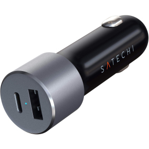 Автомобільний зарядний пристрій Satechi 72W Type-C PD Car Charger Space Grey (ST-TCPDCCM) в Хмельницькому