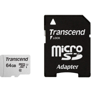 Transcend 300S microSDXC 64GB UHS-I U1 + SD-Adapter (TS64GUSD300S-A) в Хмельницком