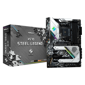 Материнская плата ASRock X570 Steel Legen AM4 DDR4 SATA3 PCI-E HDMI/DP (181334) в Хмельницком