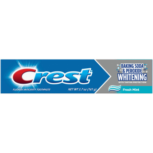 Отбеливающая зубная паста Crest Baking Soda & Peroxide Whitening Fresh Mint 161 г (037000511601) надежный