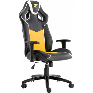 Кресло для геймеров GT RACER X-2560 Black/White/Yellow ТОП в Хмельницком