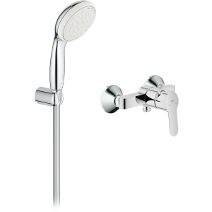 Смеситель для душа GROHE BauEdge 23333000 с душевым гарнитуром New Tempesta 100 26164001 лучшая модель в Хмельницком