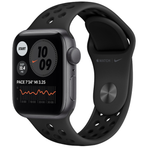 Смарт-часы Apple Watch SE Nike GPS 40mm Space Gray Aluminium Case with Anthracite/Black Nike Sport Band (MYYF2UL/A) краща модель в Хмельницькому