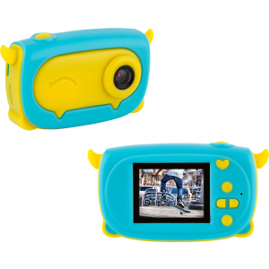 Цифровой детский фотоаппарат Atrix Tiktoker 9 20 Mp 1080p Blue (cdfatxtt9bl) ТОП в Хмельницком