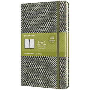 Нотатник Moleskine Blend 19 13 х 21 см 240 сторінок у лінійку Зелена Канва (8053853600097) краща модель в Хмельницькому