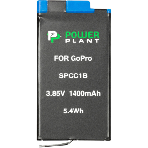 Акумулятор PowerPlant GoPro SPCC1B 1400 мАг (CB970384) краща модель в Хмельницькому