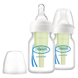 Пляшечка для годування з вузьким шийкою Dr. Brown's для недоношених немовлят 60 мл з соскою 2 шт (SB2200-P3) (072239308219 )