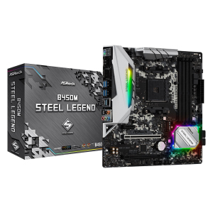 Материнская плата ASRock B450M Steel Legend Socket AM4 лучшая модель в Хмельницком