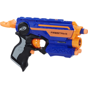 Бластер Hasbro Nerf Элит Файрстрайк Голубой (53378_голубой) лучшая модель в Хмельницком