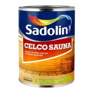 Лак для лазні Sadolin Celco Sauna Безбарвний 2.5 л краща модель в Хмельницькому