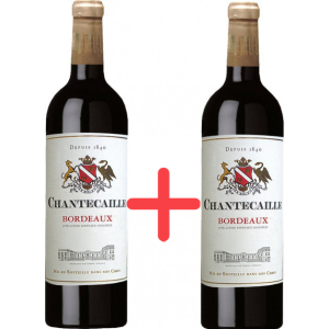 Набор вина GVG Chantecaille Bordeaux Rouge красное сухое 12.5% 0.75 л х 2 шт (3429671215419) лучшая модель в Хмельницком