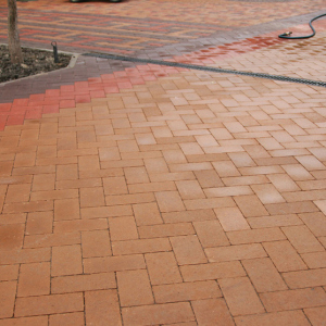 Тротуарна плитка Еко Цегла 25 мм, персикова, 1 кв.м в Хмельницькому