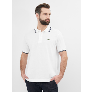 Поло Lacoste PH2384-522 S (T3) White/Navy Blue (3665926053966) рейтинг