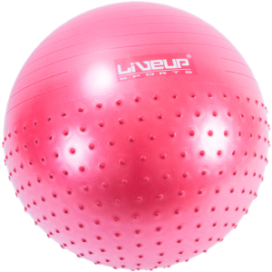 купить Фитбол массажный с насосом LiveUp Half Massage Ball (LS3569)