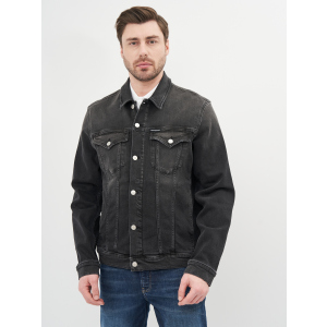 Джинсова куртка Calvin Klein Jeans Foundation Jacket J30J317247-1BY L Denim Black (8719853601426) краща модель в Хмельницькому