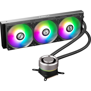 Система рідинного охолодження Lian Li Galahad AIO 360 Black Liquid Cooler with RGB (G89.GA360B.00) ТОП в Хмельницькому