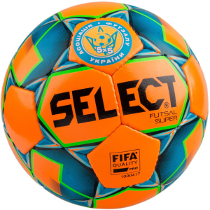 М'яч футзальний Select Futsal Super FIFA Orange-Blue (5703543256228)