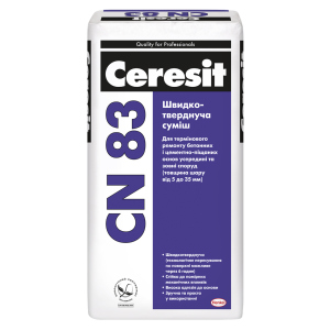 Быстросохнущая смесь Ceresit CN 83 25кг надежный