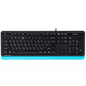 Клавіатура A4Tech FK10 Black/Blue USB в Хмельницькому