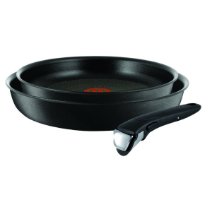 Набір сковорідок Tefal Ingenio Expertise 24 та 28 см + знімна ручка (L6509205) ТОП в Хмельницькому