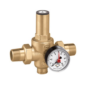 Редуктор тиску води Caleffi DN 1/2" (PN 25) мембранний статитка-динаміка до 80° С (536040) ТОП в Хмельницькому