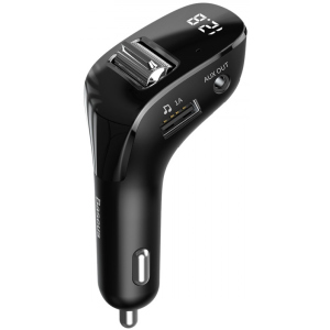 FM-трансмиттер Baseus Streamer F40 Bluetooth FM Launcher 15W 2 USB (CCF40-01) лучшая модель в Хмельницком