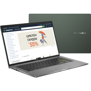 Ноутбук Asus VivoBook S14 S435EA-HM015 (90NB0SU1-M00350) Deep Green надійний