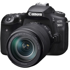 Фотоаппарат Canon EOS 90D EF-S 18-135mm IS USM Kit Black (3616C029) Официальная гарантия! лучшая модель в Хмельницком