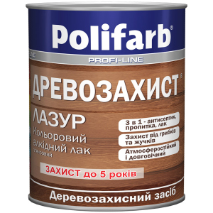 Лазур Polifarb Древозахист 2.2 кг Горіх (PB-110634)