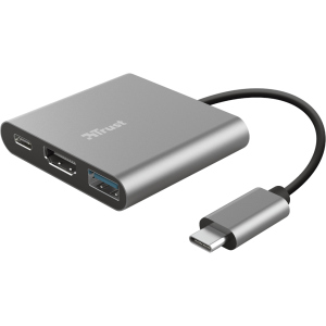 USB-хаб Trust Dalyx 3-in-1 Multiport USB-C Adapter (23772) лучшая модель в Хмельницком