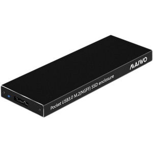 Внешний карман Maiwo для M.2 SSD (NGFF) SATA - USB 3.0 (K16N black) в Хмельницком