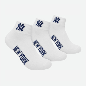 Носки New York Yankees 3 pk Quarter 15100003-1001 39-42 р 3 пары Белые (8718984009170) лучшая модель в Хмельницком