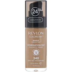 Тональний крем Revlon ColorStay комбінована та жирна шкіра з дозатором 340 Early Tan 30 мл (309974700122) краща модель в Хмельницькому