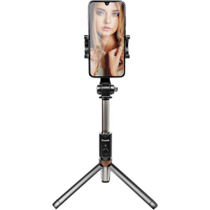 Трипод Dispho WS-18002 Selfie Stick Tripod Bluetooth Black ТОП в Хмельницькому