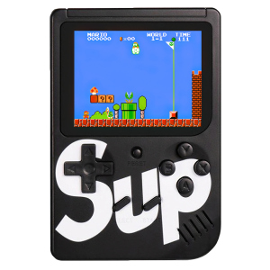 Портативна ігрова ретро приставка Sup 400 Game Box 8bit Black краща модель в Хмельницькому