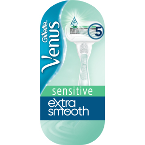 Станок для бритья женский (Бритва) Venus Extra Smooth Sensitive с 1 сменным картриджем (7702018491148) рейтинг