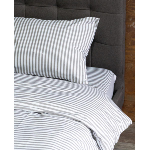 Постельный комплект U-tek Hotel Collection Cotton Stripe Cacao 30 евро (KHCSC3004) лучшая модель в Хмельницком