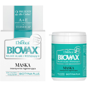 Маска для волосся L'biotica Biovax Anti-hair loss від випадіння волосся 250 мл (5907467544410) краща модель в Хмельницькому