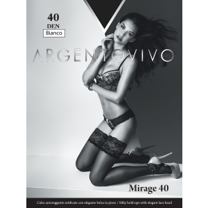 Панчохи Argentovivo Mirage 40 Den 3/4 р. Bianco (8051403068731) краща модель в Хмельницькому