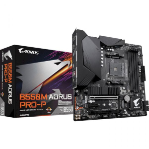 Материнська плата gigabyte b550m aorus pro-p