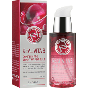 Сыворотка для лица Enough Витамины Real Vita 8 Complex Pro Bright Up Ampoule 30 мл (8809438485036)